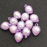 Aurora Bubbly Strawberry Charm 26x17mm 100pcs for Earring DIY