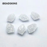 Clear Irregular Stone Beads 100pcs for Earrings DIY