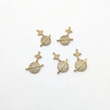 20pcs Cubic Zirconia Star/earth Charm for Earrings DIY parts