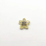 30pcs Hand Weave Mini Glass Flower Charm for Earrings DIY