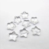 100pcs Clear/Bubbly/Crack Star Beads for DIY Jewelry Findings