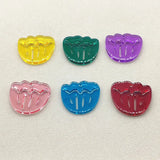 Clear Flower Shape Charm for Jewelry Findings/Earrings DIY 100pcs