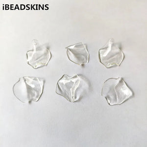 630pcs Clear Acrylic Leaves Shape Beads for Necklace, Earrings, Hand Jewelry DIY