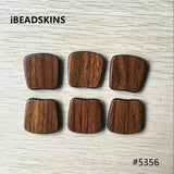 27mm Wood Grain Acrylic Square Beads for Jewelry DIY