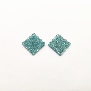 27mm 100pcs Rhombus Charm Earring Accessories Jewelry Findings