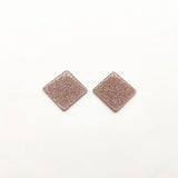 27mm 100pcs Rhombus Charm Earring Accessories Jewelry Findings