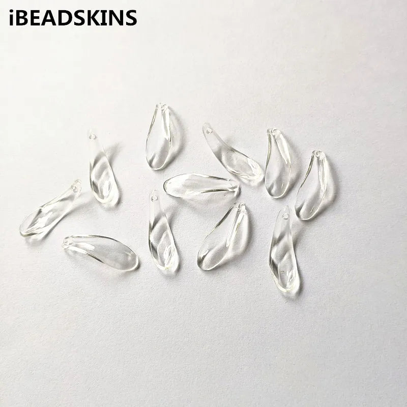 1500pcs Clear Acrylic Petal Shape Beads for DIY Jewelry Making