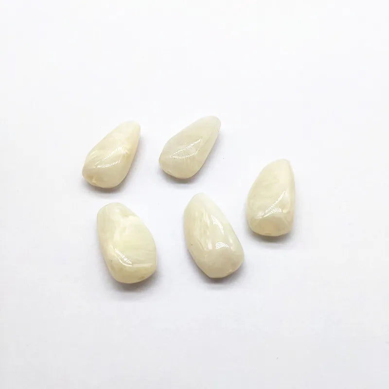 Acrylic Oval-Shaped Beads for Earrings DIY - 170pcs