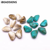 Acrylic Marble Effect Triangle-Shaped Beads for Earring Parts