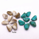 Acrylic Marble Effect Triangle-Shaped Beads for Earring Parts