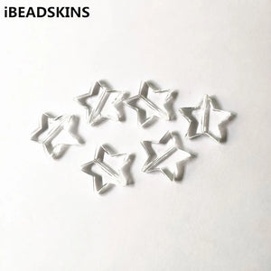 Clear Acrylic Star Shape Beads for Necklace, Earrings, Hand Jewelry DIY
