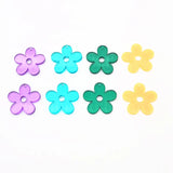 Neon Flower Charm for Ear DIY Making - 100pcs