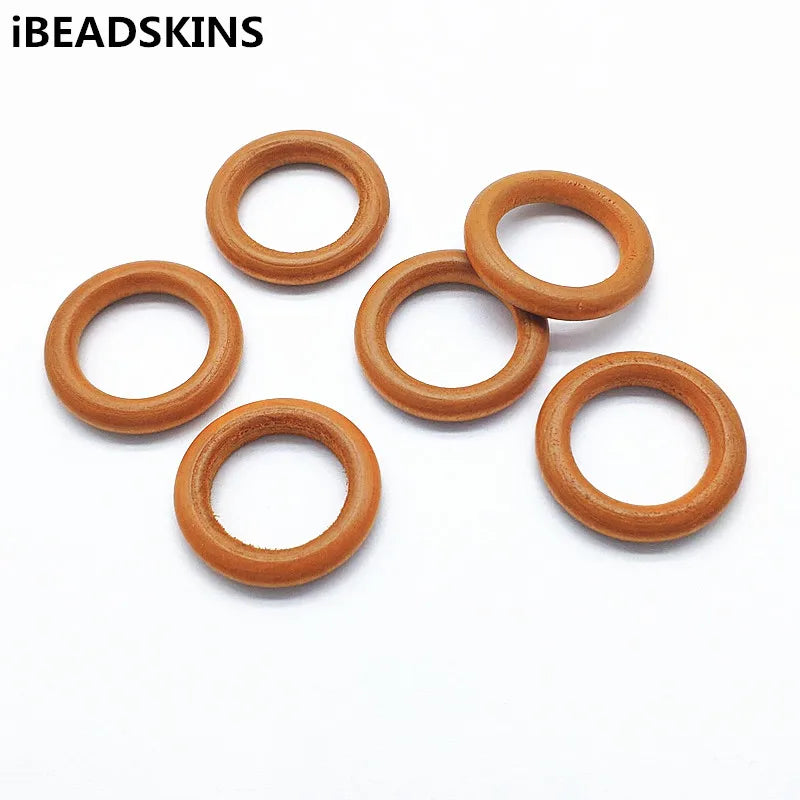 200pcs Brown Wood Beads for Jewelry Making DIY