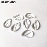 240pcs Clear Drop Shape Beads for Jewelry Making