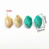 240pcs/lot Acrylic Twist Beads for Earrings DIY