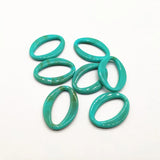 Acrylic Marble Effect Oval-Shape Beads for Earrings DIY