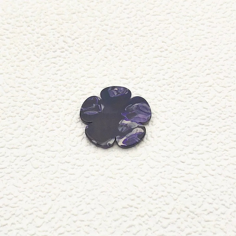 Acrylic Flower Charms 100pcs for Earrings DIY, Jewelry Findings