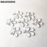Clear Acrylic Flower Shape Beads for Jewelry Making DIY