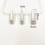 440pcs Pearls Wrinkle Effect Drop Beads for Jewelry DIY