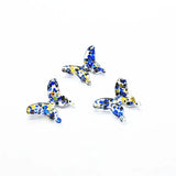 30mm 100pcs Butterfly Charm with Sequins for DIY Earrings