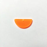 Neon Effect Semicircle Charm Stud Earring Accessories 100pcs