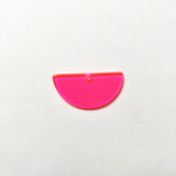 Neon Effect Semicircle Charm Stud Earring Accessories 100pcs