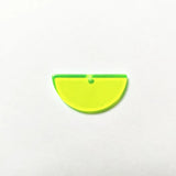 Neon Effect Semicircle Charm Stud Earring Accessories 100pcs