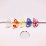 Clear Acrylic Semicircle Charms 30x15mm 100pcs/lot