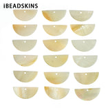 100pcs/lot Shell Semicircle Charms for Stud Earring