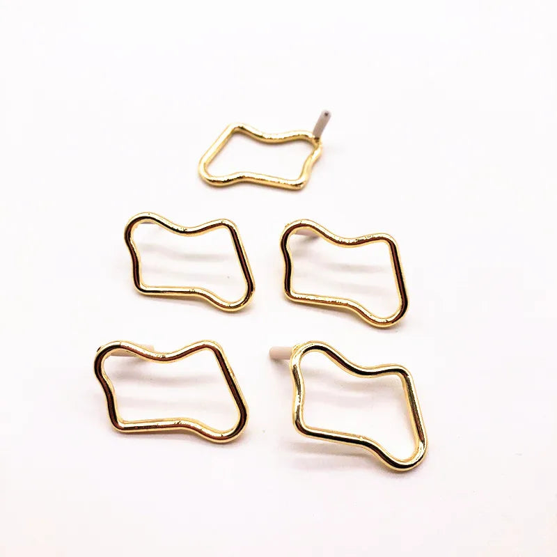 Zinc Alloy Geometric Stud Earrings 50pcs Lot