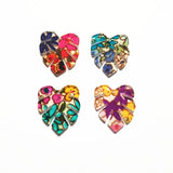 Acrylic Feather Shape Earring Charms 100pcs/lot