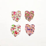 Acrylic Feather Shape Earring Charms 100pcs/lot
