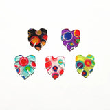 Acrylic Feather Shape Earring Charms 100pcs/lot