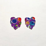 Acrylic Feather Shape Earring Charms 100pcs/lot