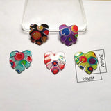 Acrylic Feather Shape Earring Charms 100pcs/lot