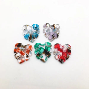 Acetic Acid Feather Charms for Earrings - 50pcs
