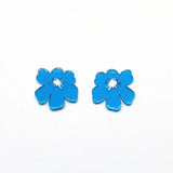 Clear Flower Shape Charms for Jewelry/Earrings DIY, 100pcs