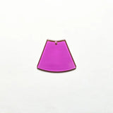 Neon Trapezoid Charms for Earrings DIY - 50pcs