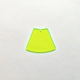 Neon Trapezoid Charms for Earrings DIY - 50pcs