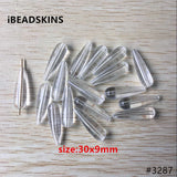 Clear Acrylic Drops Shape Beads 30x9mm 380pcs/lot #3287