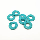 31mm Acrylic Round-Shape Earring Charms - 100pcs