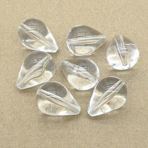 Clear Drop Beads for Necklace Earring DIY Parts Jewelry Accessories
