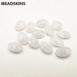 Clear Acrylic Oval Beads for Earrings DIY - 120pcs
