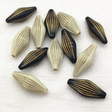 Bronzing Effect Oval Beads 220pcs for Necklace Earring DIY