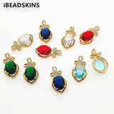 20pcs Crystal CZ Drop Charm for Jewelry Making