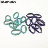 Acrylic Hot stamping Oval-shape Beads Necklace Earrings DIY 420pcs