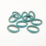 Acrylic Hot stamping Oval-shape Beads Necklace Earrings DIY 420pcs