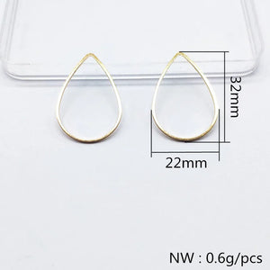 Copper Drop Earring Accessories 200pcs DIY Jewelry Findings