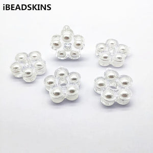 30pcs Flower Charm Earrings Findings for DIY Jewelry