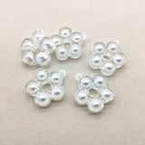 30pcs Flower Charm Earrings Findings for DIY Jewelry